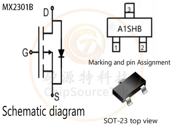 ƶChipSourceTek-MX2301BPǿMosfetϸӦ
