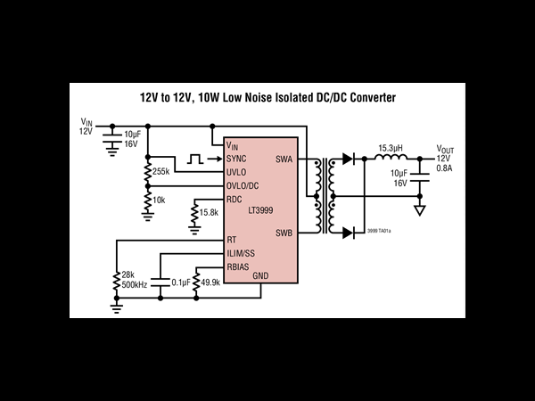ռձȿƹܵĵ1A1MHz ʽ DC/DC LT3999
