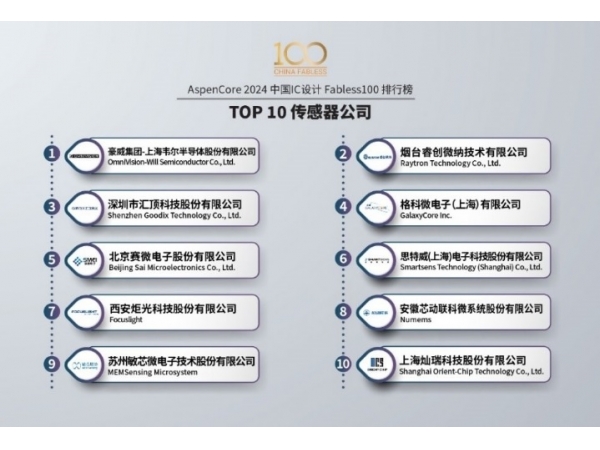 2024йICFabless100а񹫲˼ٴѡTOP10˾